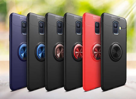 Samsung Galaxy J6 Uyumlu Kılıf Zore Ravel Silikon Kapak