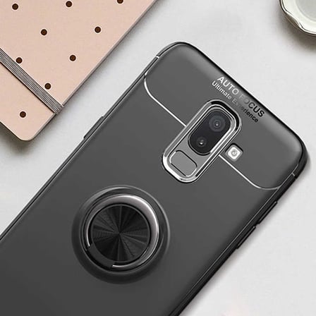 Samsung Galaxy J8 Uyumlu Kılıf Zore Ravel Silikon Kapak