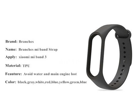 Xiaomi Mi Band 3 Uyumlu Silikon Kordon