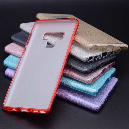 Samsung Galaxy Note 9 Uyumlu Kılıf Zore Shining Silikon