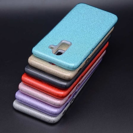 Samsung Galaxy J8 Uyumlu Kılıf Zore Shining Silikon