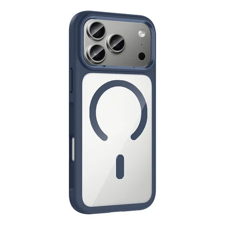Apple iPhone 17 Pro Uyumlu Kılıf M-Safe Şarj Özellikli Metal Kamera Çerçeveli Zore Tiko Kapak