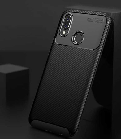 Huawei P20 Lite Uyumlu Kılıf Zore Negro Silikon Kapak