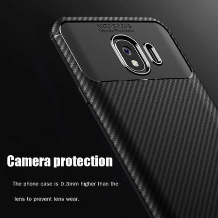 Samsung Galaxy J4 Uyumlu Kılıf Zore Negro Silikon Kapak