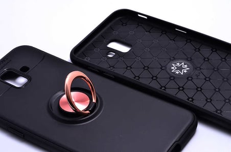 Samsung Galaxy J6 Plus Uyumlu Kılıf Zore Ravel Silikon Kapak
