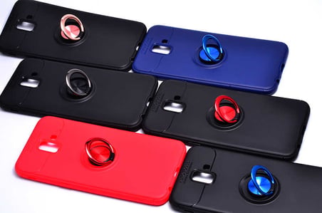 Samsung Galaxy J6 Plus Uyumlu Kılıf Zore Ravel Silikon Kapak