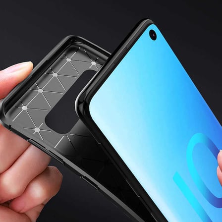 Samsung Galaxy S10 Plus Uyumlu Kılıf Zore Negro Silikon Kapak