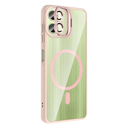 Samsung Galaxy A07 Uyumlu Kılıf Standlı ve Kamera Lens Hediyeli Zore Etro Kapak