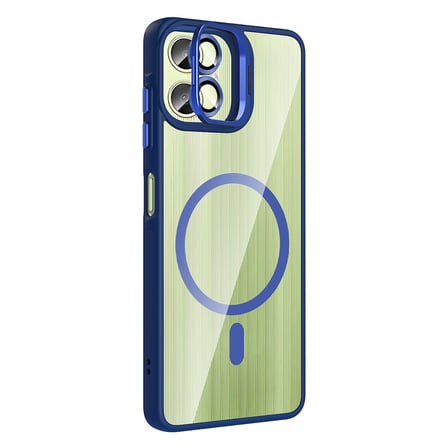 Samsung Galaxy A07 Uyumlu Kılıf Standlı ve Kamera Lens Hediyeli Zore Etro Kapak