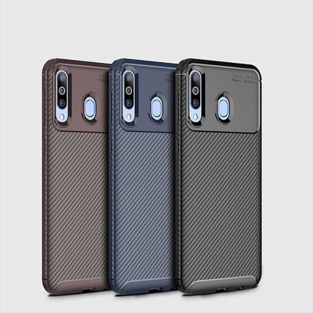 Samsung Galaxy M30 Uyumlu Kılıf Zore Negro Silikon Kapak