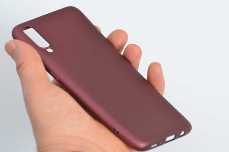 Samsung Galaxy A70 Uyumlu Kılıf Zore Premier Silikon Kapak