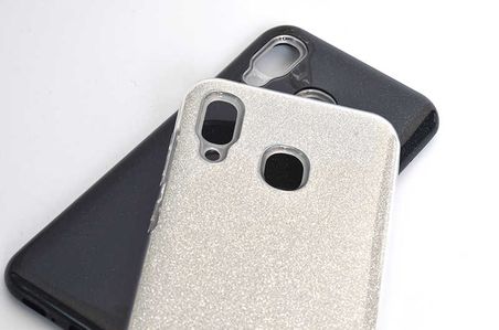 Samsung Galaxy A20 Uyumlu Kılıf Zore Shining Silikon