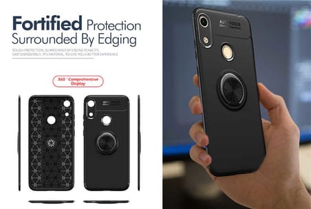 Huawei Honor 8A Uyumlu Kılıf Zore Ravel Silikon Kapak