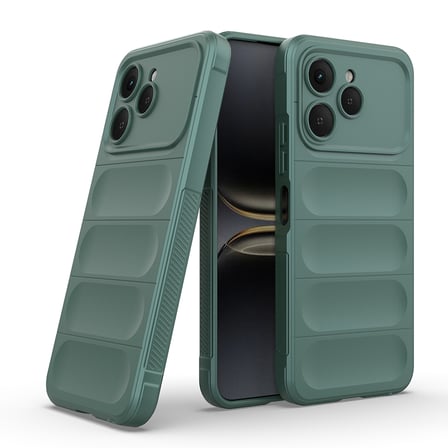 Tecno Spark 40 Uyumlu Kılıf Esnek TPU Oyuklu Arka Yüzey Tasarımlı Zore Etnik Silikon Kapak