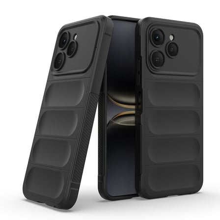 Tecno Spark 40 Uyumlu Kılıf Esnek TPU Oyuklu Arka Yüzey Tasarımlı Zore Etnik Silikon Kapak