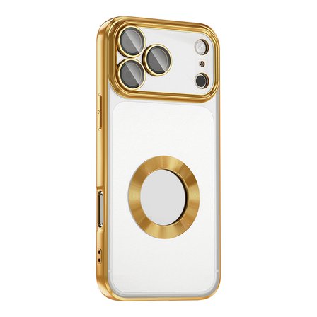 Apple iPhone 17 Pro Uyumlu Kılıf Kamera Korumalı Logo Gösteren Zore Omega Kapak