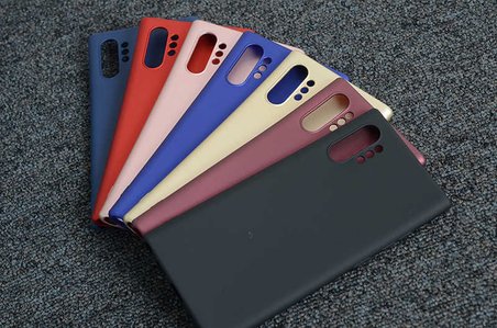 Samsung Galaxy Note 10 Plus Uyumlu Kılıf Zore Premier Silikon Kapak