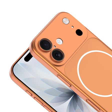 Apple iPhone 16 Uyumlu Kılıf Zore M-Safe Şarj Özellikli Kamera Korumalı Spark Kapak