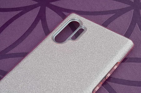 Samsung Galaxy Note 10 Plus Uyumlu Kılıf Zore Shining Silikon