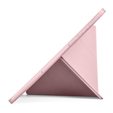 Samsung Galaxy Tab S11 Uyumlu Kılıf Zore Tri Folding Kalem Bölmeli Standlı Kılıf