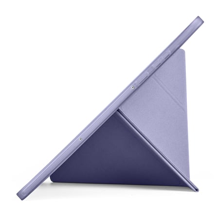 Samsung Galaxy Tab S11 Uyumlu Kılıf Zore Tri Folding Kalem Bölmeli Standlı Kılıf