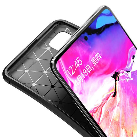 Samsung Galaxy A71 Uyumlu Kılıf Zore Negro Silikon Kapak