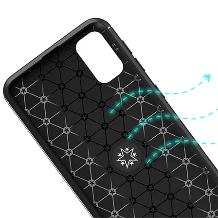 Samsung Galaxy A71 Uyumlu Kılıf Zore Ravel Silikon Kapak