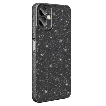 Samsung Galaxy A07 Uyumlu Kılıf Kamera Korumalı Simli Lüks Zore Koton Kapak