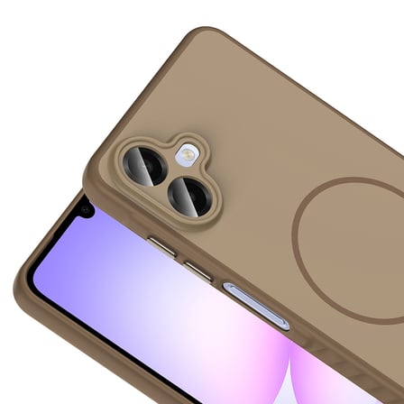 Samsung Galaxy A07 Uyumlu Kılıf M-safe Şarj Özellikli Zore Tea Kapak