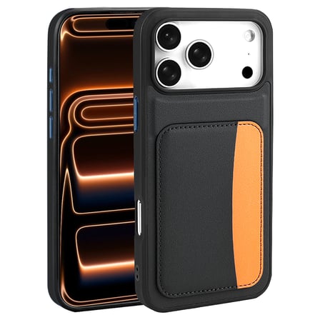 Apple iPhone 17 Pro Max Uyumlu Kılıf Kartlıklı Zore X-Kart Silikon Kapak