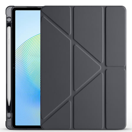Honor Pad X8A Uyumlu Kılıf Zore Tri Folding Kalem Bölmeli Standlı Kılıf