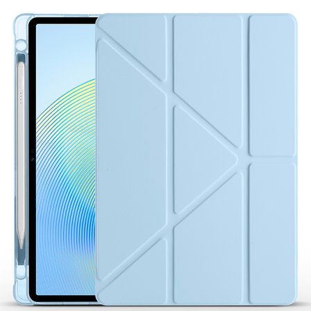 Honor Pad X8A Uyumlu Kılıf Zore Tri Folding Kalem Bölmeli Standlı Kılıf