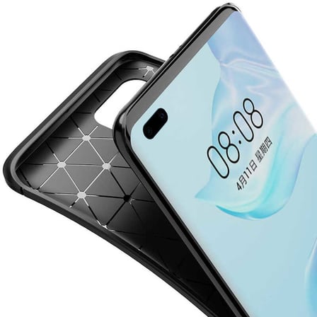 Huawei P40 Pro Uyumlu Kılıf Zore Negro Silikon Kapak