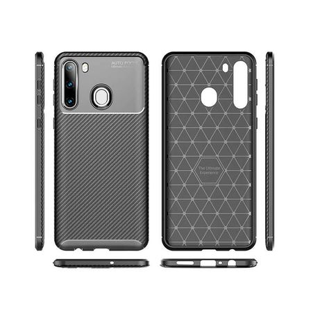 Samsung Galaxy A21 Uyumlu Kılıf Zore Negro Silikon Kapak
