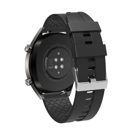 Huawei GT2 46mm 22mm Uyumlu Kordon Silikon Yumuşak Esnek Sportif KRD-23 Kayış