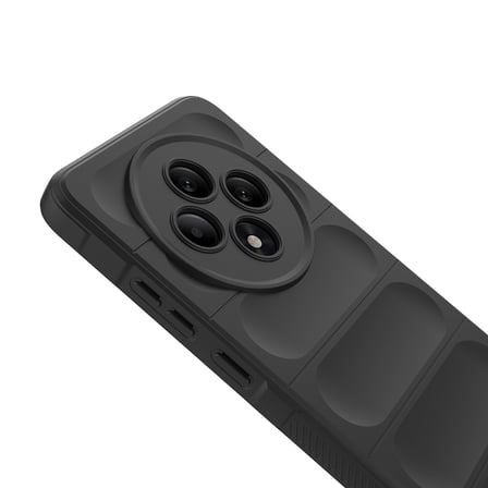 Oppo Reno 11FS Uyumlu Kılıf Esnek TPU Oyuklu Arka Yüzey Tasarımlı Zore Etnik Silikon Kapak