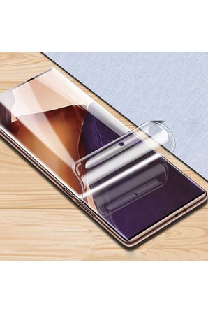 Samsung Galaxy Note 20 Ultra Uyumlu Zore Süper Pet Ekran Koruyucu Jelatin