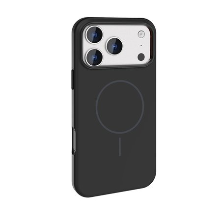Apple iPhone 17 Pro Uyumlu Kılıf M-Safe Şarj Özellikli Metal Kamera Çerçeveli Zore Edi Silikon Kapak