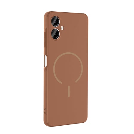 Samsung Galaxy A06 Uyumlu Kılıf M-safe Şarj Özellikli Zore Meta Kapak