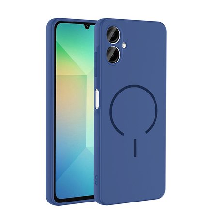 Samsung Galaxy A06 Uyumlu Kılıf M-safe Şarj Özellikli Zore Meta Kapak