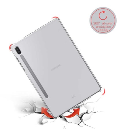 Samsung Galaxy Tab S7 T870 Uyumlu Kılıf Zore Tablet Süper Silikon Kapak