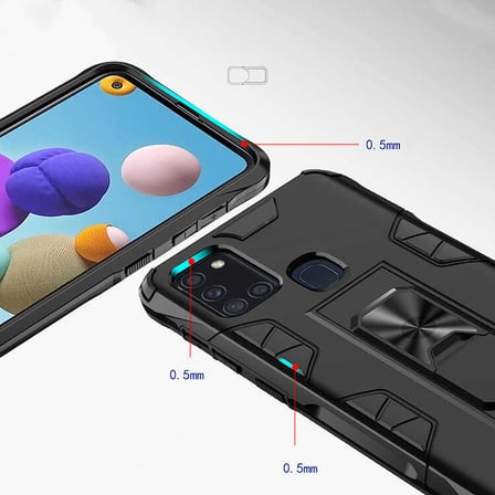 Samsung Galaxy A21S Uyumlu Kılıf Zore Volve Kapak