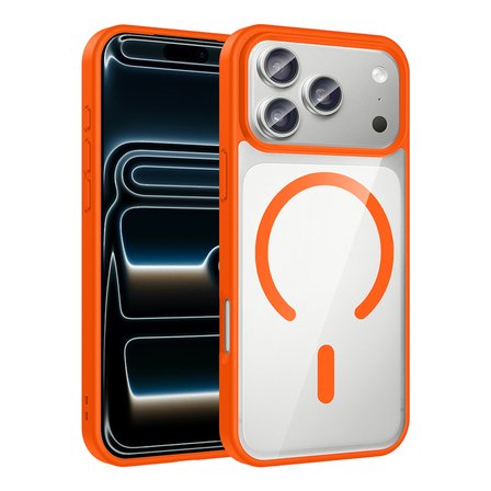 Apple iPhone 17 Pro Max Uyumlu Kılıf M-safe Wireless Şarj Özellikli Silikon Zore Ege Kapak