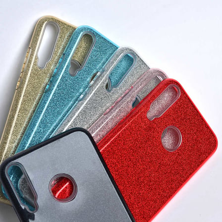 Huawei P40 Lite E Uyumlu Kılıf Zore Shining Silikon