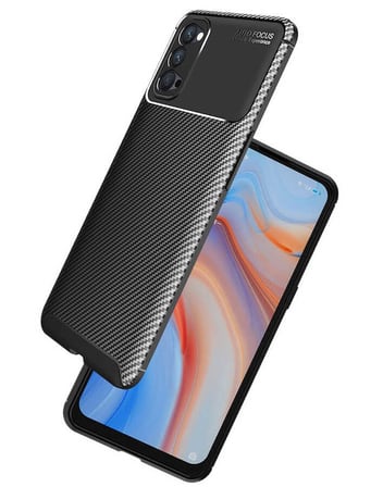 Oppo Reno 4 Uyumlu Kılıf Zore Negro Silikon Kapak