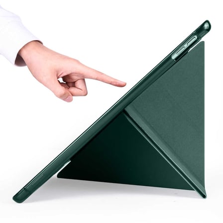 Apple iPad 10.2 (8.Nesil) Uyumlu Kılıf Zore Tri Folding Kalem Bölmeli Standlı Kılıf