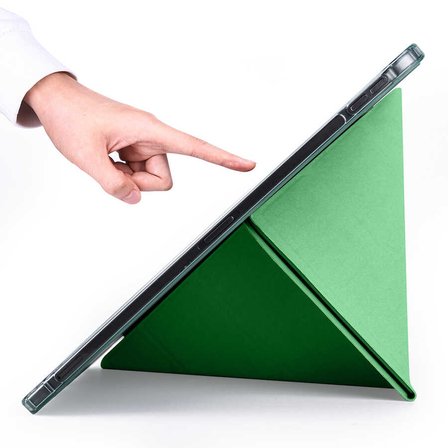 Apple iPad Pro 11 2020 (2.Nesil) Uyumlu Kılıf Zore Tri Folding Kalem Bölmeli Standlı Kılıf