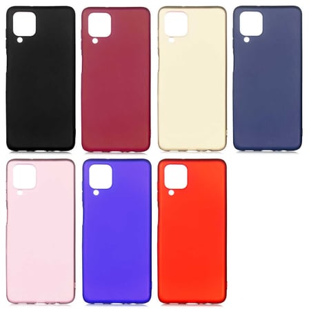 Samsung Galaxy A12 Uyumlu Kılıf Zore Premier Silikon Kapak