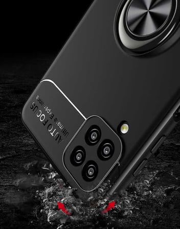 Samsung Galaxy A12 Uyumlu Kılıf Zore Ravel Silikon Kapak
