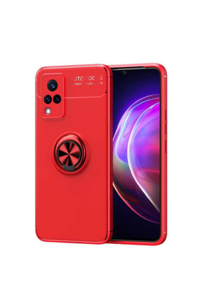 Vivo V21 Uyumlu Kılıf Zore Ravel Silikon Kapak